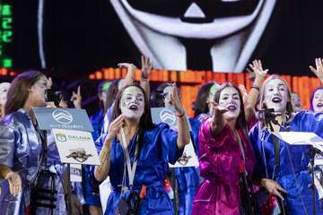 Los Nietos de SaryManchez se autodescalifican en la final de murgas al superar el tiempo establecido en señal de protesta/Lpacarnaval y TA.